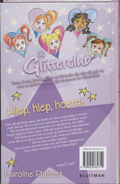 Grote foto hiep hiep hoera de glitterclub boeken jeugd 13 jaar en ouder