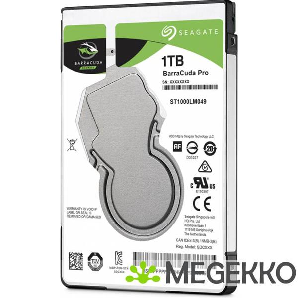 Grote foto seagate hdd 2 5 1tb barracuda pro computers en software overige computers en software