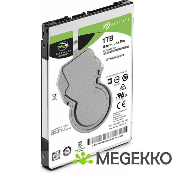 Grote foto seagate hdd 2 5 1tb barracuda pro computers en software overige computers en software