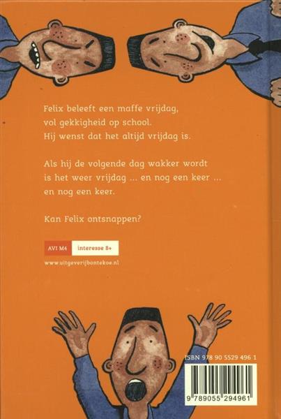 Grote foto altijd vrijdag boeken jeugd 13 jaar en ouder