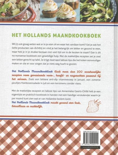 Grote foto het hollands maandkookboek boeken kookboeken