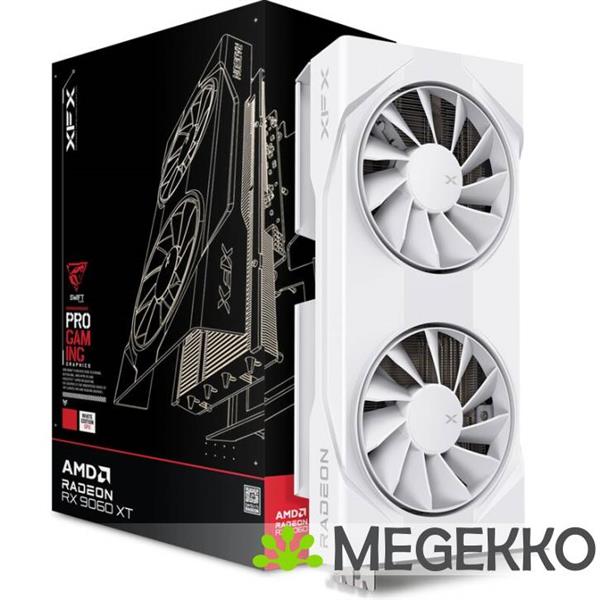 Grote foto xfx swift amd radeon rx 9060 xt oc 8gb white computers en software videokaarten