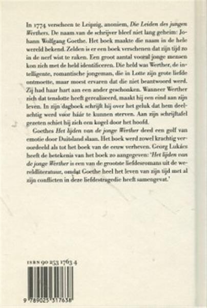 Grote foto het lijden van de jonge werther salamander klassiek boeken overige boeken