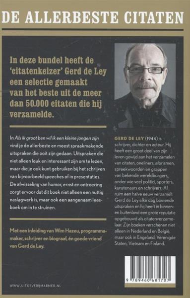 Grote foto als ik groot ben wil ik een kleine jongen zijn boeken stripboeken