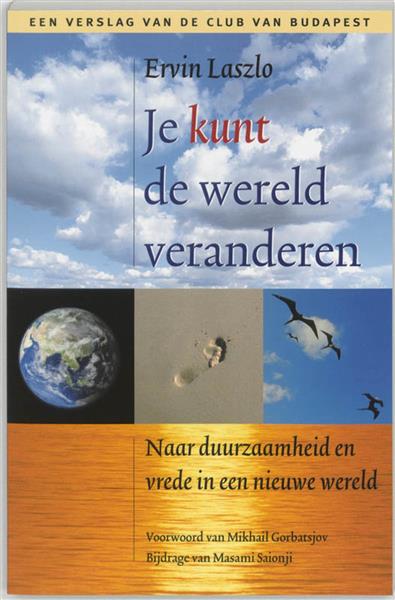 Grote foto je kunt de wereld veranderen boeken politiek en maatschappij