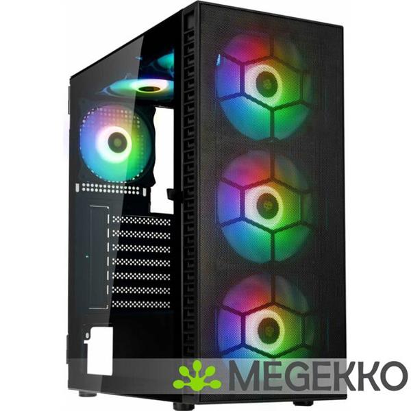 Grote foto kolink observatory hf mb computerbehuizing midi tower zwart computers en software behuizingen en kasten