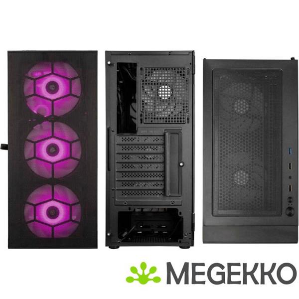 Grote foto kolink observatory hf mb computerbehuizing midi tower zwart computers en software behuizingen en kasten