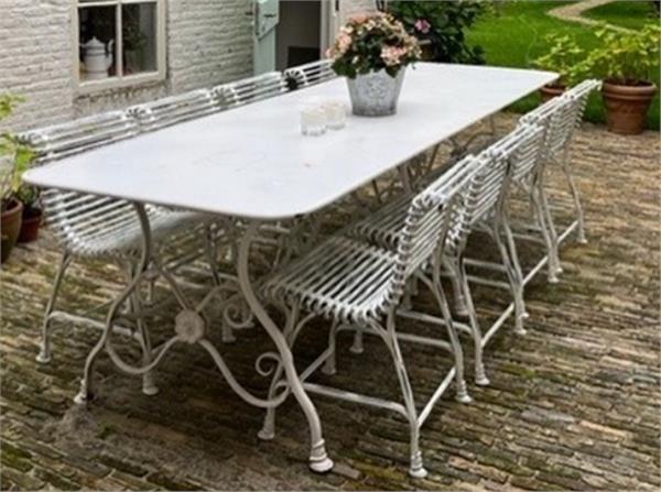 Grote foto nieuwe franse art nouveau tuinsets tuin en terras tuinmeubelen