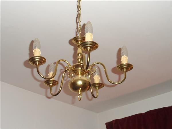 Grote foto luster met 5 armen huis en inrichting kroonluchters
