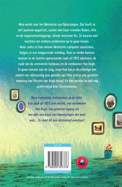 Grote foto het ministerie van oplossingen en de verdwenen van gogh het ministerie van oplossingen 2 boeken jeugd 13 jaar en ouder