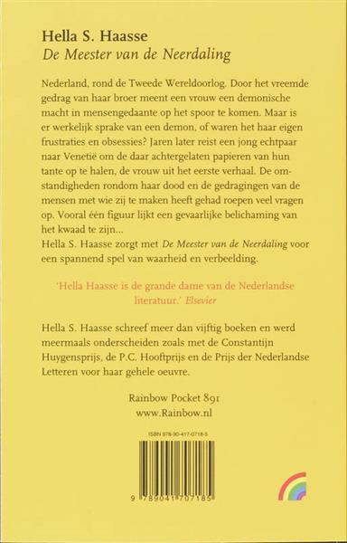 Grote foto de meester van de neerdaling rainbow pocketboeken 891 boeken overige boeken