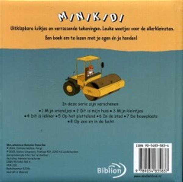 Grote foto de bouwplaats minikidi 7 boeken jeugd 13 jaar en ouder