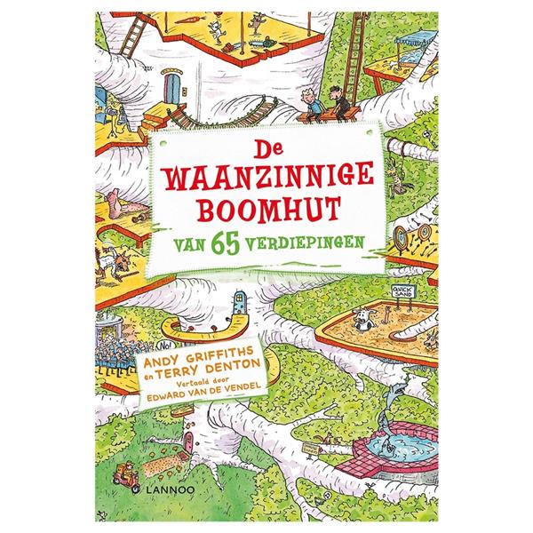Grote foto de waanzinnige boomhut 5 boeken jeugd 13 jaar en ouder