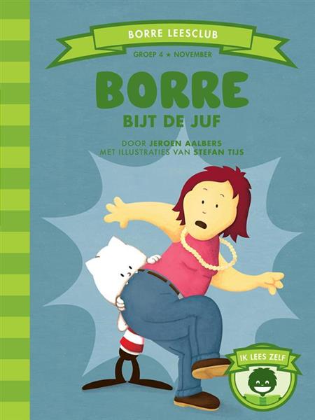 Grote foto borre bijt de juf de gestreepte boekjes boeken jeugd 13 jaar en ouder