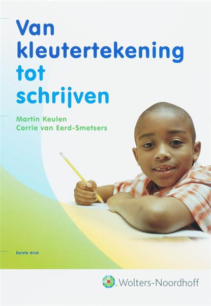 Grote foto van kleutertekening tot schrijven leerboek boeken studieboeken