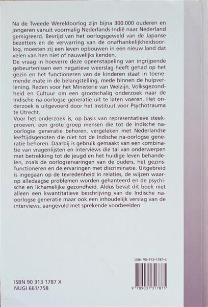 Grote foto de indische na oorlogse generatie boeken politiek en maatschappij