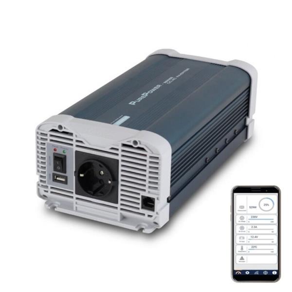 Grote foto xenteq ppi 600 212cp sinus omvormer 600w app audio tv en foto algemeen