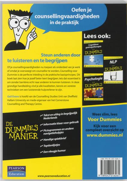 Grote foto counselling voor dummies voor dummies boeken psychologie