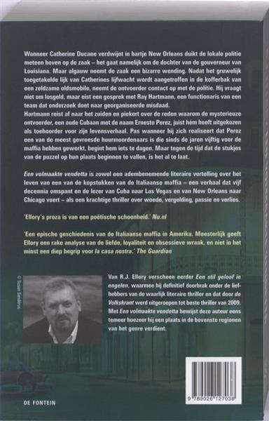 Grote foto een volmaakte vendetta boeken thrillers