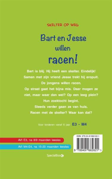 Grote foto bart en jesse willen racen skelter op weg 2 boeken jeugd 13 jaar en ouder