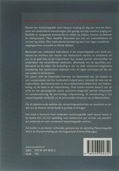 Grote foto basismodel voor methodisch hulpverlenen in het maatschappelijk werk boeken politiek en maatschappij