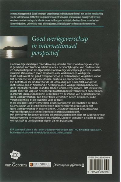 Grote foto goed werkgeverschap in internationaal perspectief management ethiek boeken overige boeken