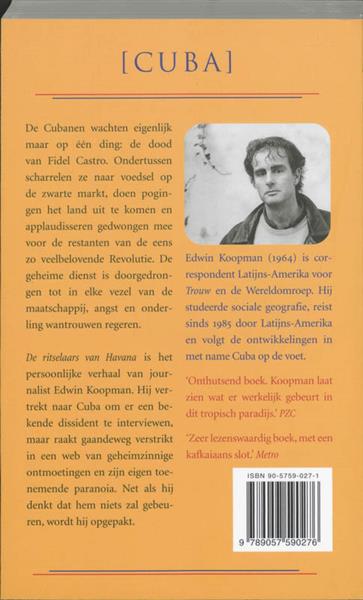 Grote foto de ritselaars van havana boeken reisverhalen