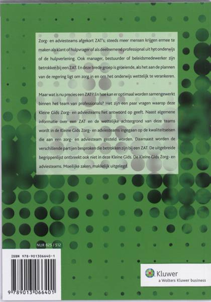 Grote foto kleine gids zorg en adviesteams 2010 boeken politiek en maatschappij