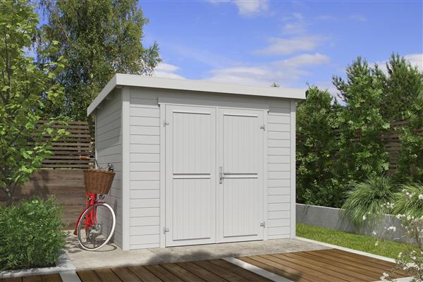 Grote foto blokhut mila 250x250 onbehandeld vuren tuin en terras tuinhuisjes en blokhutten