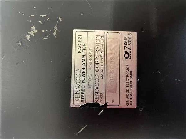 Grote foto vintage versterker kenwood kac821 auto diversen overige accessoires