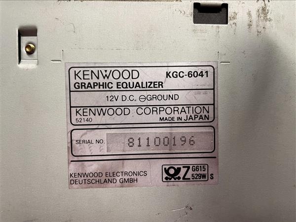 Grote foto vintage graphic equalizer kenwood auto diversen overige accessoires