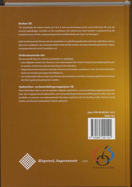 Grote foto de sportleider als trainer coach sb 3 4 boeken overige boeken