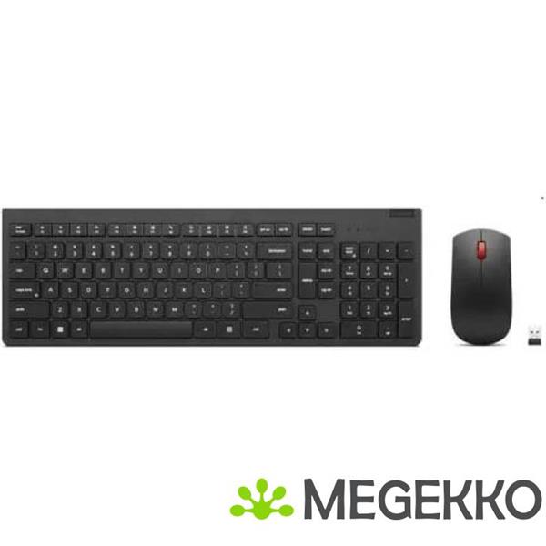 Grote foto lenovo 4x31n50746 toetsenbord inclusief muis rf draadloos qwerty amerikaans engels zwart computers en software overige computers en software