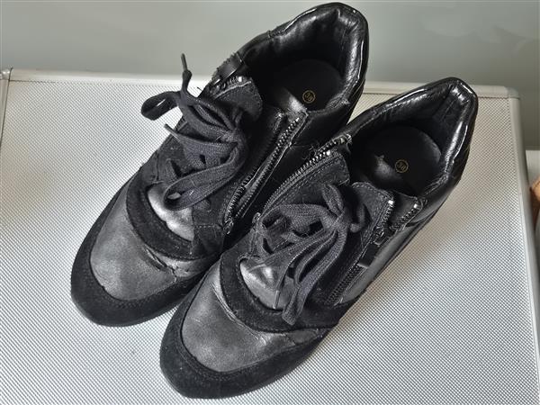 Grote foto zwarte schoenen kleding dames schoenen