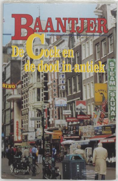 Grote foto de cock en de dood in antiek baantjer 51 boeken thrillers