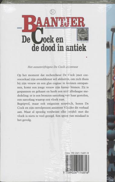 Grote foto de cock en de dood in antiek baantjer 51 boeken thrillers