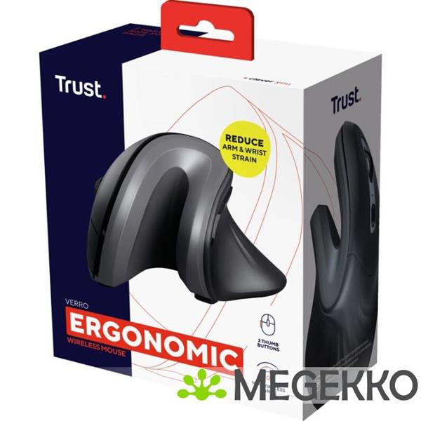 Grote foto trust verro ergonomische draadloze muis computers en software overige computers en software