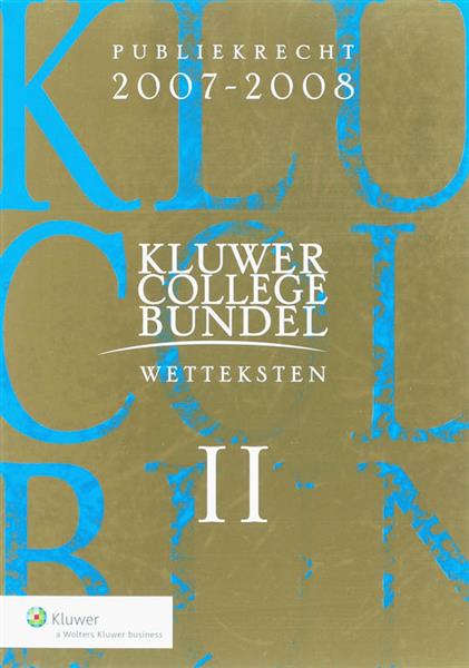 Grote foto kluwer collegebundel 2007 2008 boeken wetenschap