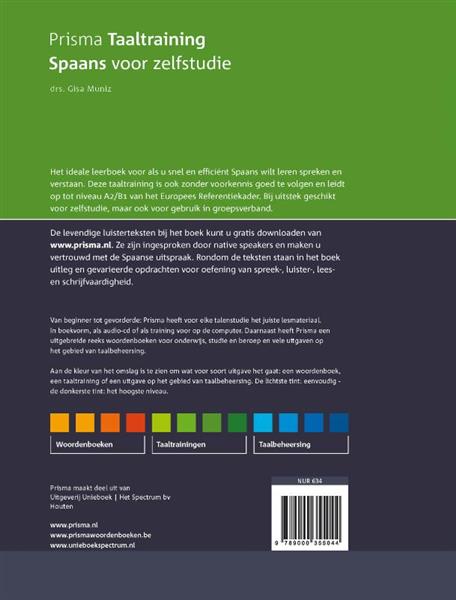Grote foto spaans voor zelfstudie prisma taaltraining boeken overige boeken