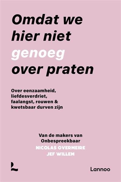 Grote foto omdat we hier niet genoeg over praten onbespreekbaar boeken overige boeken