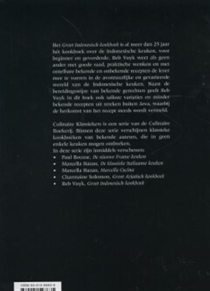 Grote foto groot indonesisch kookboek culinaire klassiekers boeken kookboeken
