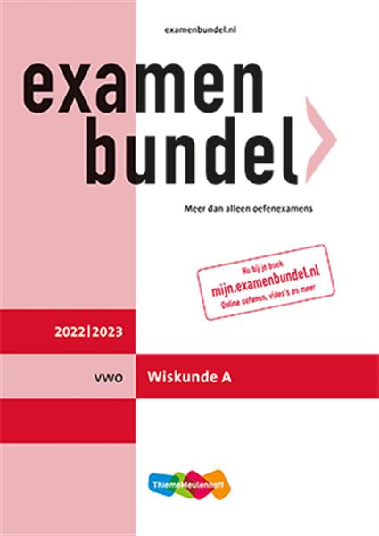 Grote foto examenbundel vwo wiskunde a 2022 2023 boeken overige boeken