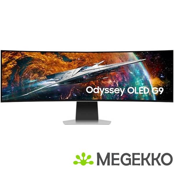Grote foto samsung odyssey g9 ls49cg954suxen 49 ultrawide quad hd oled gaming monitor computers en software overige computers en software