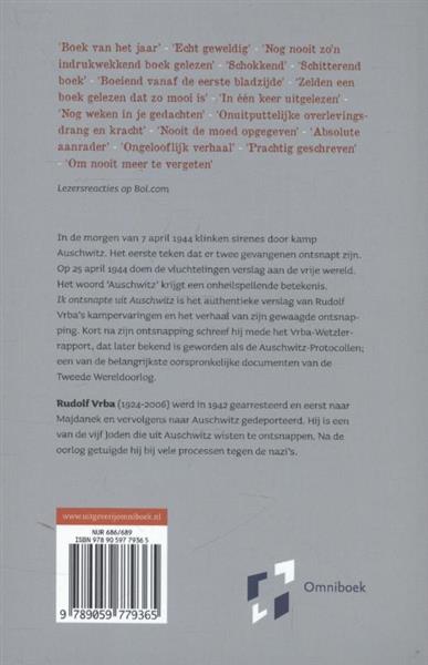 Grote foto ik ontsnapte uit auschwitz boeken overige boeken