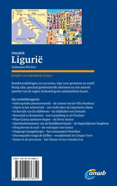 Grote foto liguri italiaanse riviera anwb ontdek reisgids boeken overige boeken