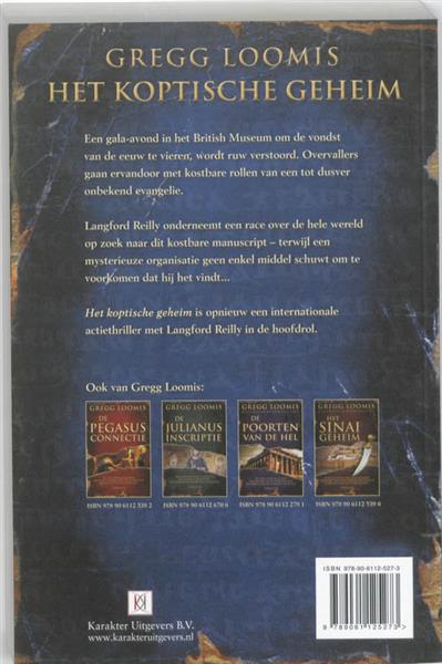 Grote foto het koptische geheim lang reilly 4 boeken thrillers
