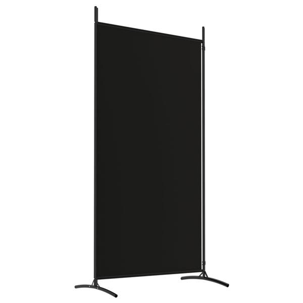 Grote foto vidaxl kamerscherm met 2 panelen 175x180 cm stof zwart huis en inrichting overige huis en inrichting