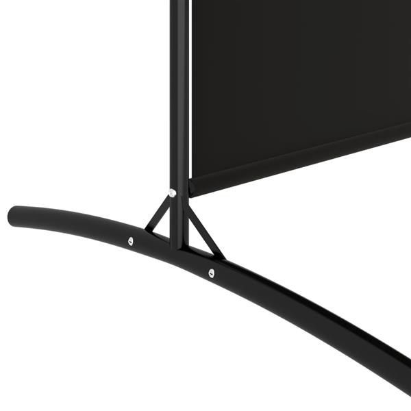 Grote foto vidaxl kamerscherm met 2 panelen 175x180 cm stof zwart huis en inrichting overige huis en inrichting
