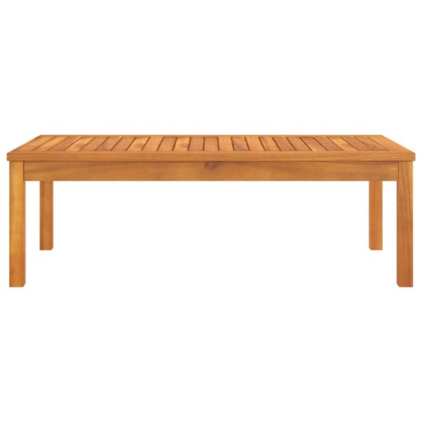 Grote foto vidaxl salontafel 100x50x33 cm massief acaciahout tuin en terras tuinmeubelen