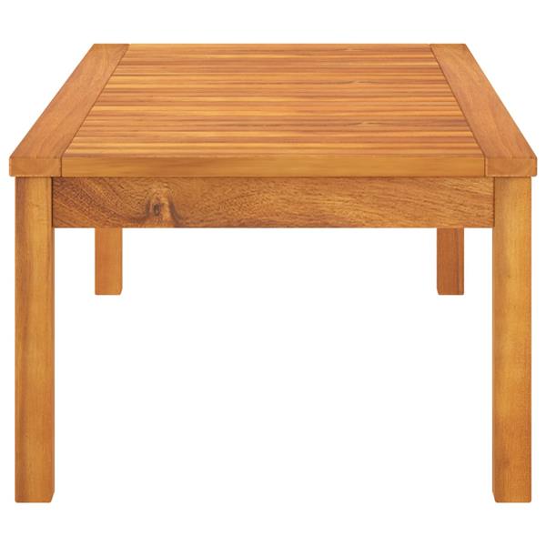 Grote foto vidaxl salontafel 100x50x33 cm massief acaciahout tuin en terras tuinmeubelen
